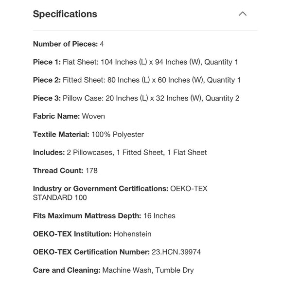 Armoire Collection Queen Scalloped Sheets Sets White NEW - Picture 5 of 5